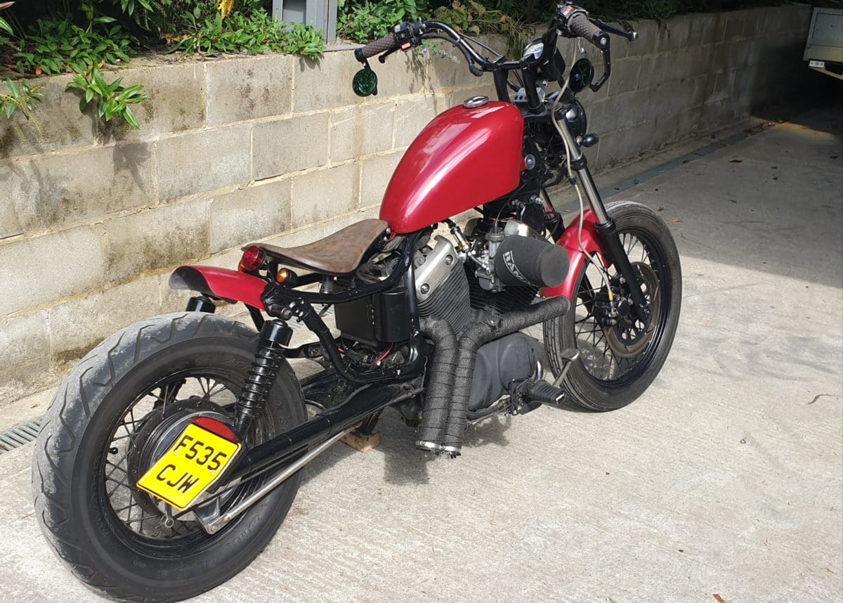 1989 Yamaha VIRAGO XV535 bobber for Sale UK Back Street Heroes